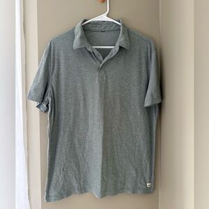 Vuori green collared shirt